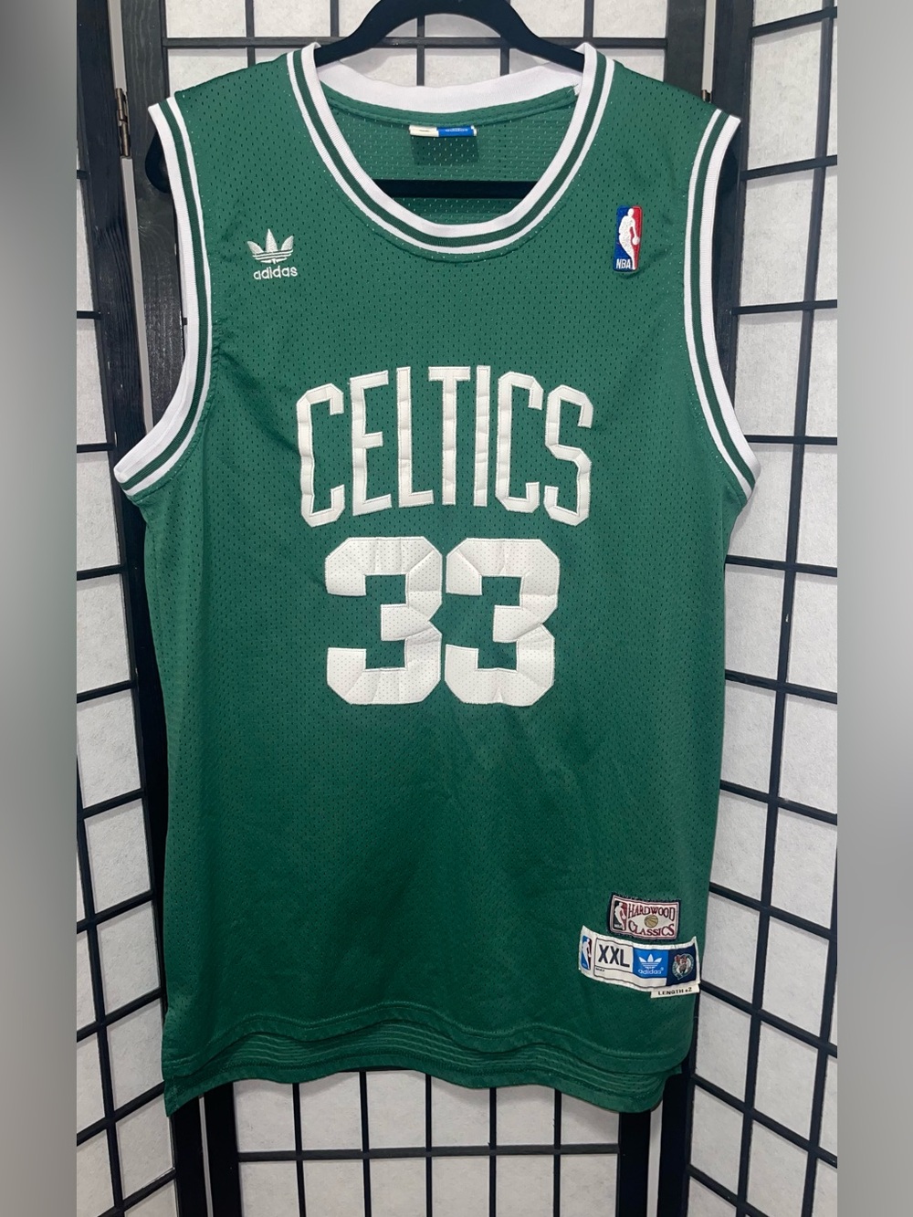 Adidas Boston Celtics #33 Green Jersey